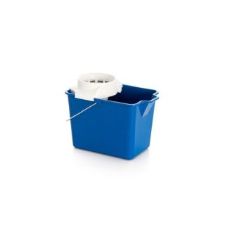 CUBO FREGAR C/ESCURRIDOR 14LTRS AZUL RECTANGULAR