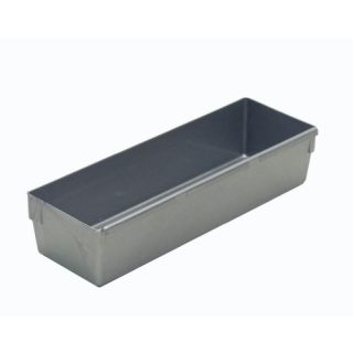 CUBETA MODULAR 23X8X5CM. METALIZADO PLATA