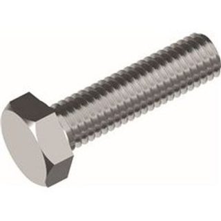 TOR.DIN-933 DE 10 X 25 ZINCADO 6.8 (CENTENAS)