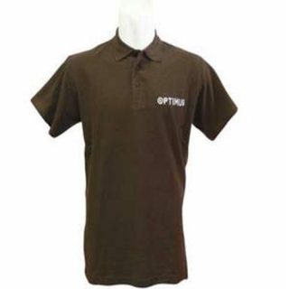 POLO OPTIMUS ALMACEN MARRON CHICO M/CORTA T-S