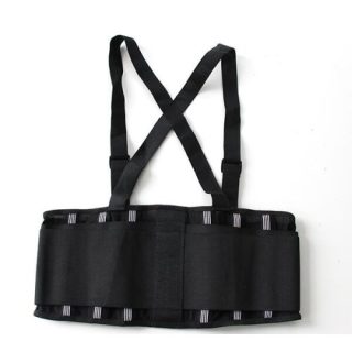 FAJA SEGURIDAD ELASTICA C/TIRANTE TALLA-L NEGRA