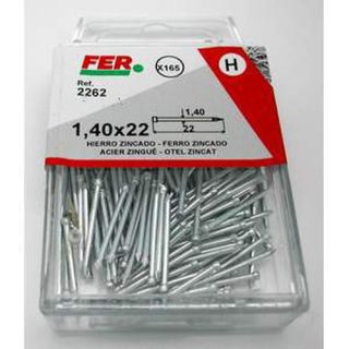 PUNTAS C/PL.ACERO ZINC.2,5X35 BLISTER