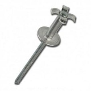 REMACHE 4,0 X 12 FLOR ALA ANCHA ALUMINIO CAJA 250U