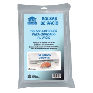 BOLSAS ENVASADO AL VACIO 20X30CM (50UNDS)