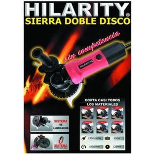 SIERRA DOBLE DISCO 650W-125MM HILARITY