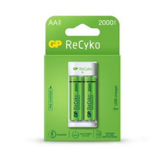 CARGADOR DE 2 PILAS AA O AAA 2100MAH