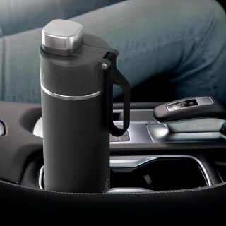 Botella de Agua 532 ml Ninja Negro