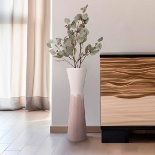 Florero Valdiva Ceramica 61Cm Beige