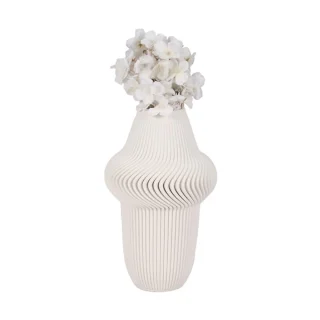 Florero Antilles Porcelana 36Cm Beige