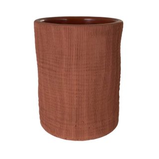 Maceta Cemento Naranja