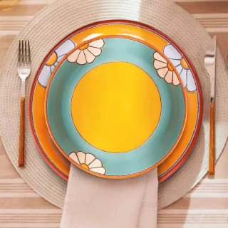 Vajilla Vega Margaritas 4 Puestos Artesa