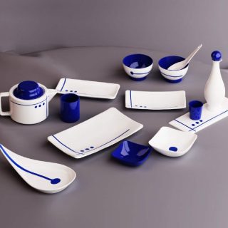 Vajilla Kaoloon Azul 4 Puestos Artesa