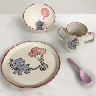 Vajilla Dumbo Rose 4 Piezas Artesa