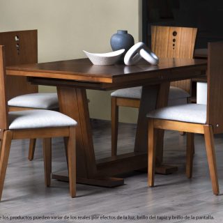 Mesa Comedor Acuario + 6 Sillas Acuario