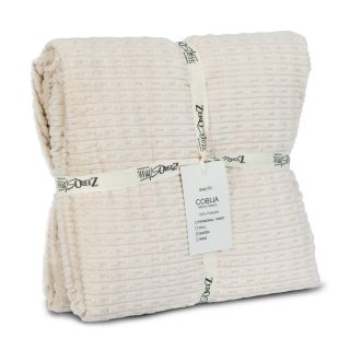 Cobija Glam Microfleece Lineas Texturizadas Queen