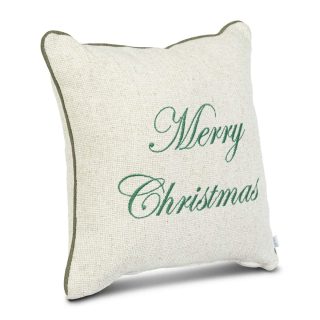 Cojin Merry Christmas Verde Navidad