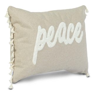 Cojin Beige Peace Navidad