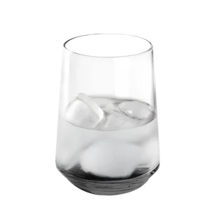 Vaso de Vidrio Gris Warenhaus