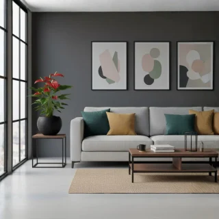 Maceta Florencia Sisal 27 x 24 cm C/Negro Floridis