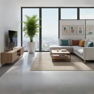 Maceta Amsterda Graffiato C/Cemento Floridis