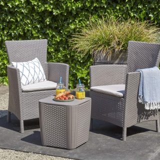 Sillon Auxiliar Iowa Set x2 + Mesa Auxiliar