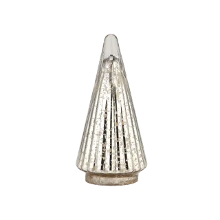 Figura Arbol de Navidad Rayas Dorado