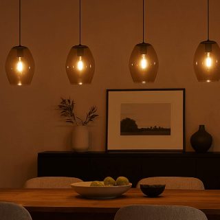 Lampara de Techo Cuadruple Estanys Eglo