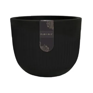 Cachepot Rischio C/Negro Floridis