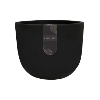 Cachepot Spello Pilastri C/Negro Floridis