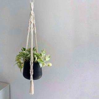 Porta Maceta Crudo Large Khipu