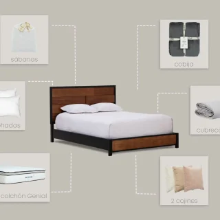 Set Dormitorio Calabria Genial Queen