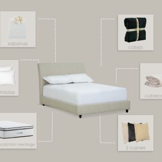 Set Cama Messina Angora Heritage Queen