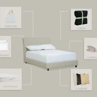 Set Cama Messina Angora Ijoy Queen